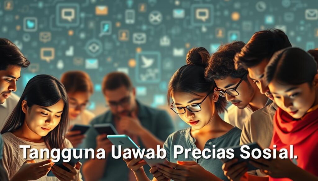 pengguna media sosial