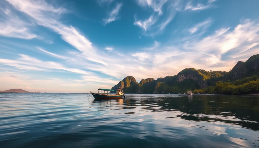 pemandangan laut