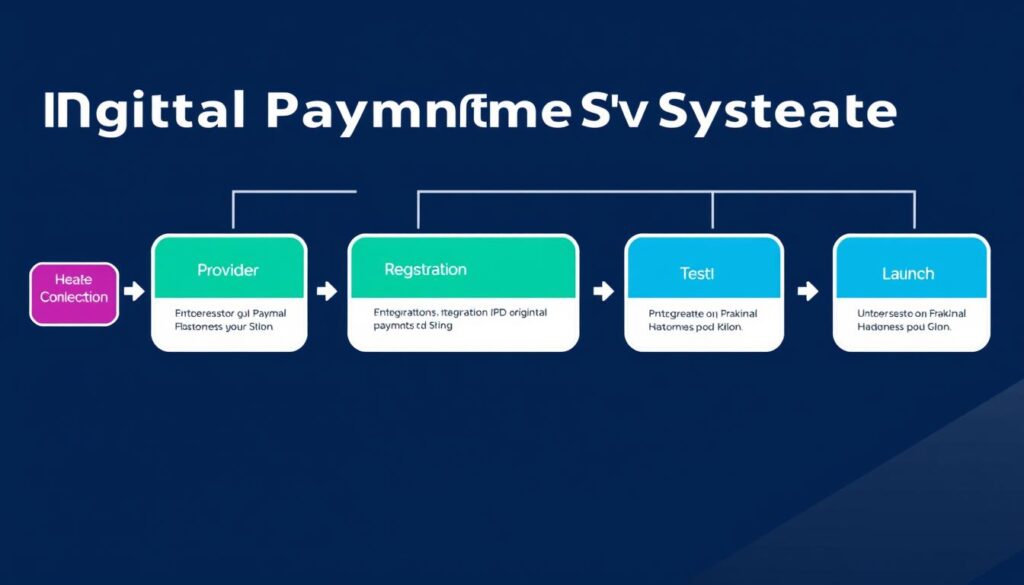Diagram alur implementasi pembayaran digital Diagram alur implementasi pembayaran digital