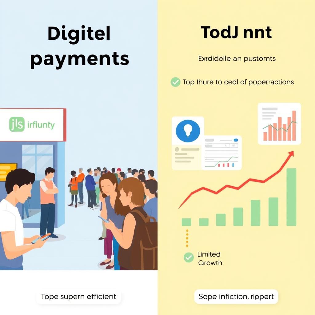 Perbandingan bisnis dengan dan tanpa pembayaran digital Perbandingan bisnis dengan dan tanpa pembayaran digital